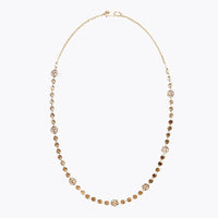 Allium necklace/K10 pink gold