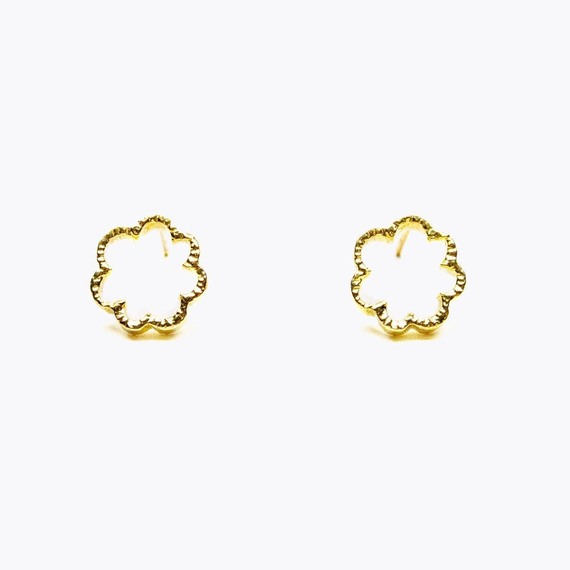 Mimosa earrings/18K yellow gold