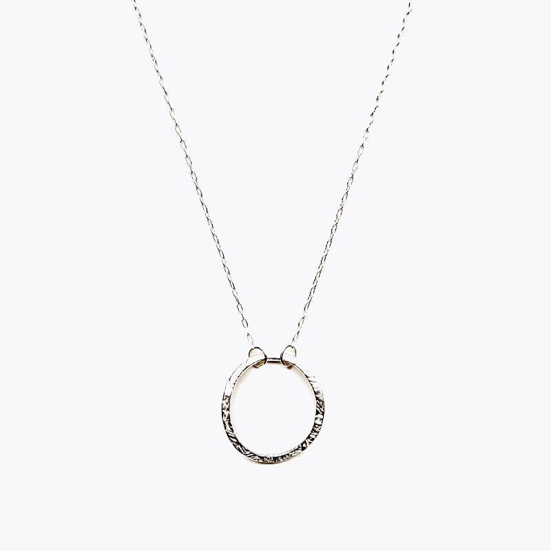 round necklace/silver