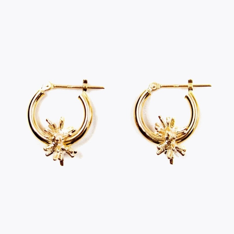 Stardust earrings S/K10 pink gold
