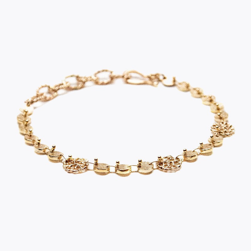[Made to order] Allium bracelet/K10 pink gold