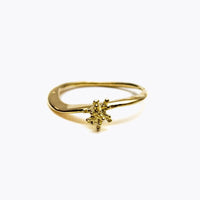Stardust ring/K18 yellow gold