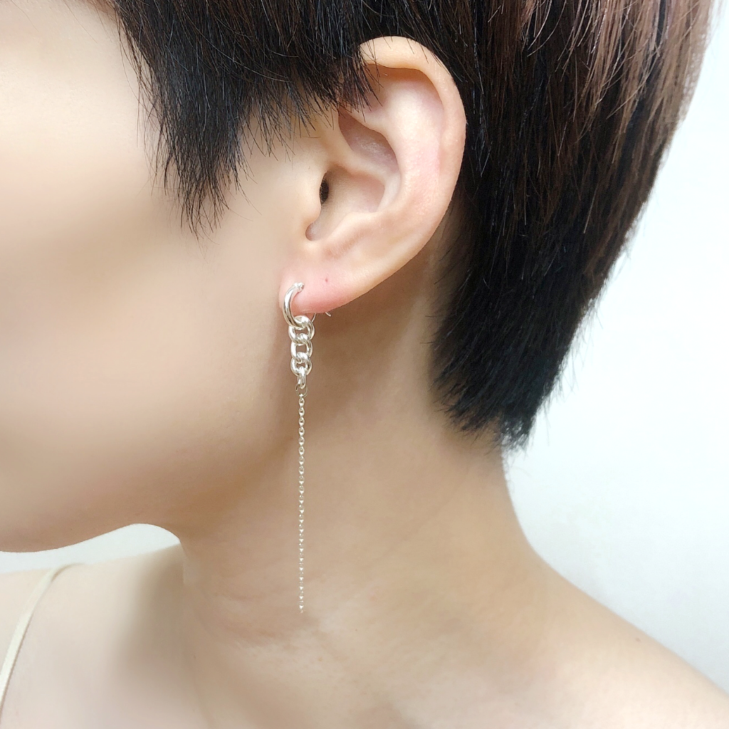 Modelo chain earrings S/silver