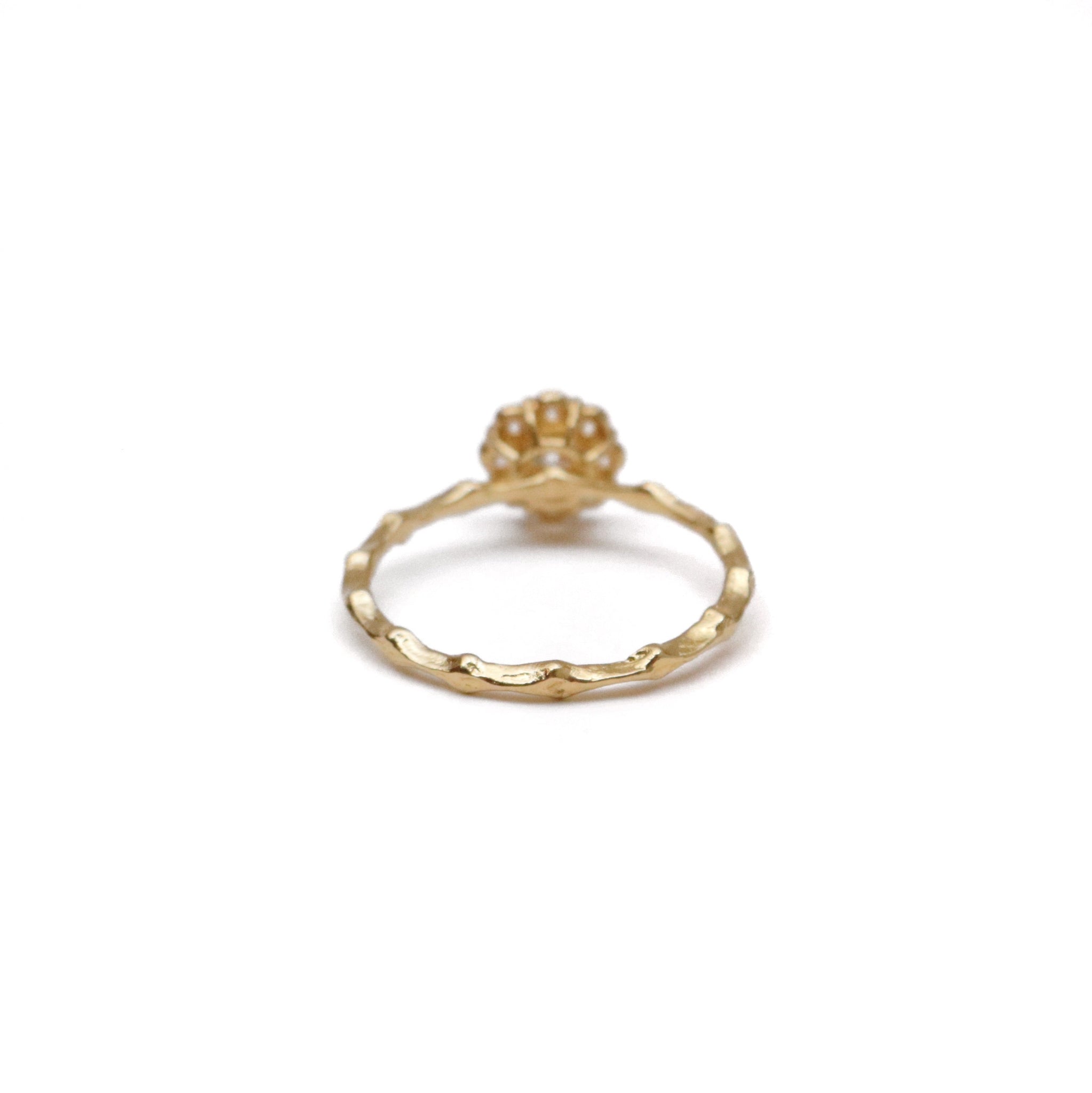 KAORU Official | Flower Diamond Ring 18 Gold Yellow Gold – KAORU