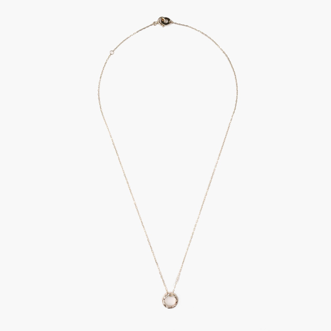Crossing Necklace S/K10 Pink Gold