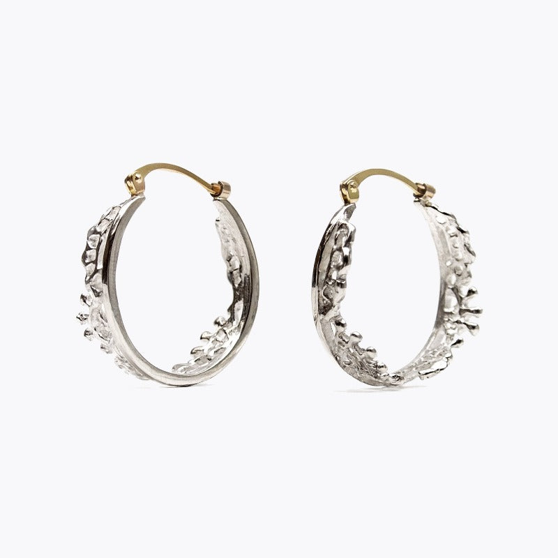 Fusion earrings 18/silver