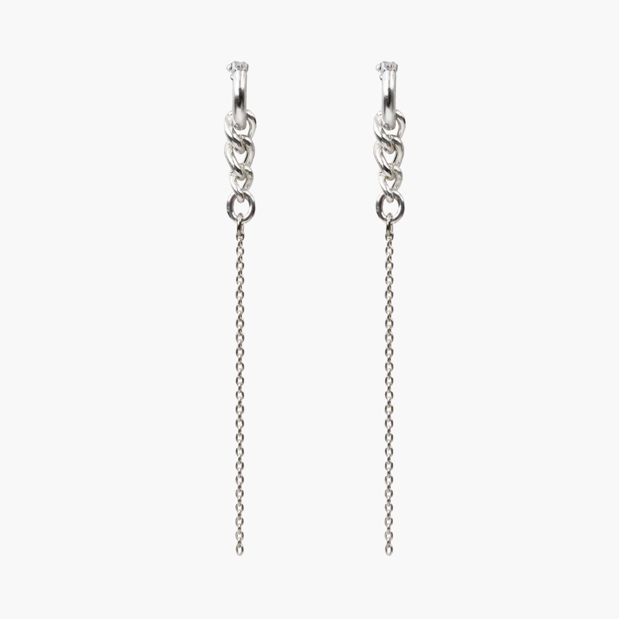 Modelo chain earrings S/silver