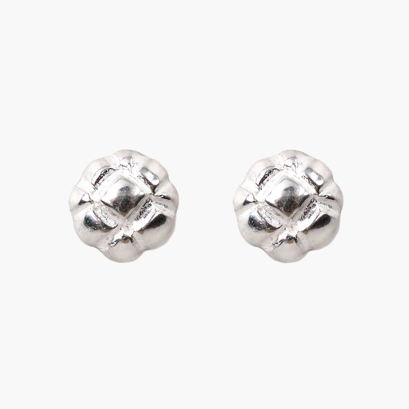 crossing earrings / silver