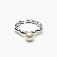 Mimosa pearl ring/silver